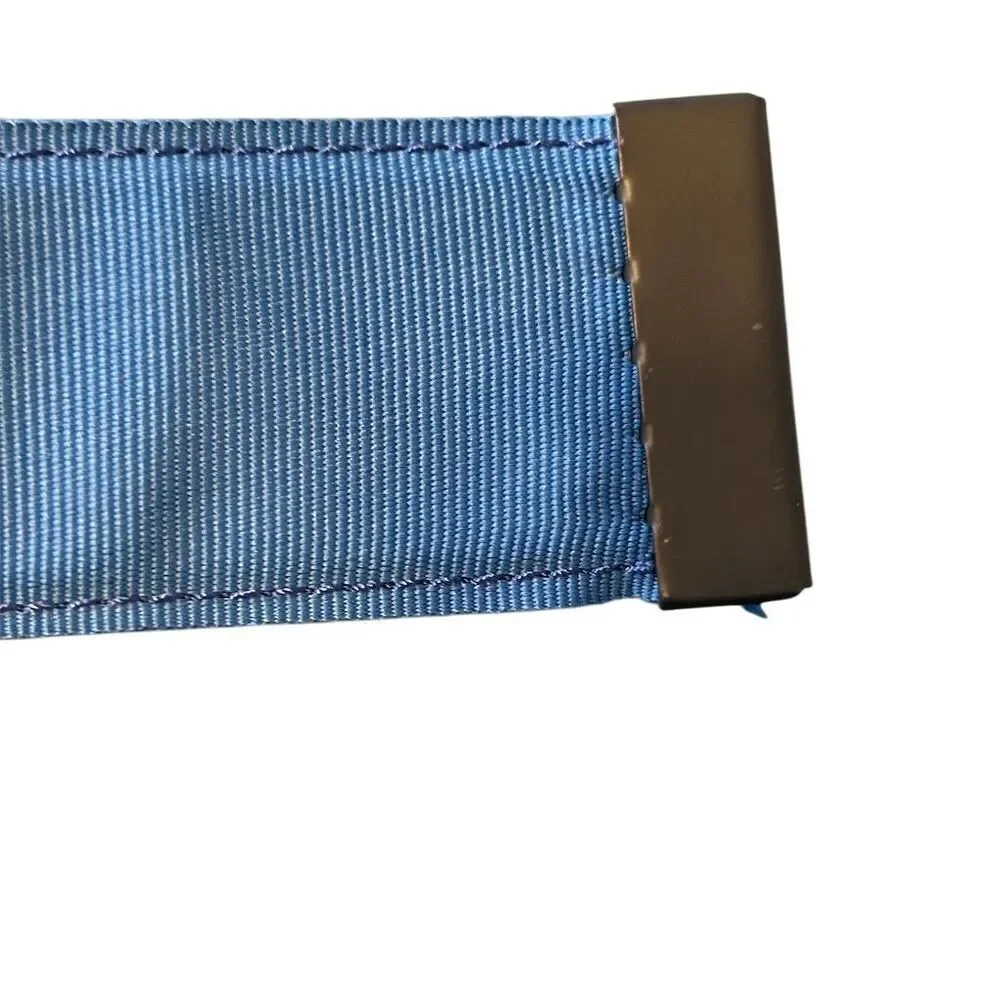 Vineyard Vines Men's Blue Fish Printed D-Ring Belt Size L 48‎ inches long